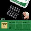 100Pcs/Box Matte Fake Nails No Polishing Press On False Nails Medium Short Design High Matt Soft Gel Nail Tips For Extension