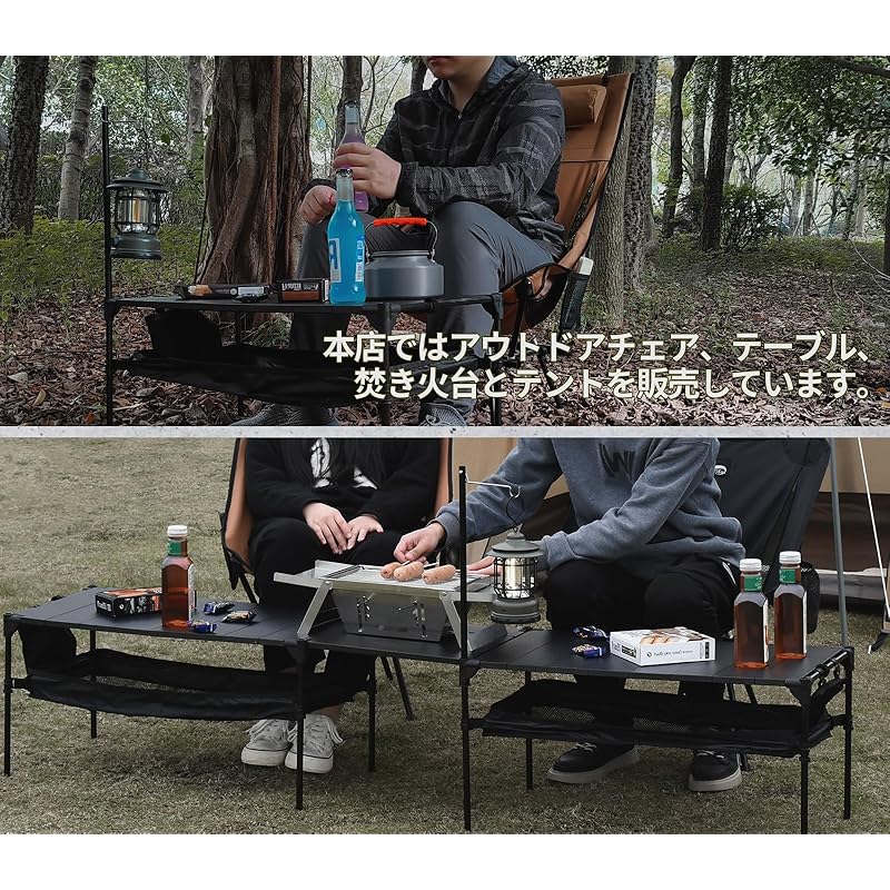 Skládací venkovní židle DesertFox, kompaktní, super lehká, kempingová židle s vysokým opěradlem [Unikátně vyvinutý deformovatelný polštář/podložka] [Nosnost 150 kg]