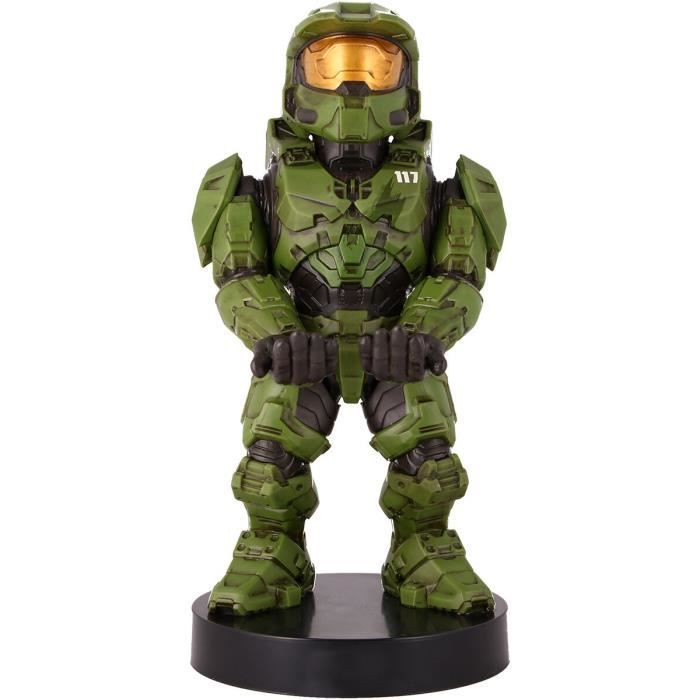 Figurine Halo Infinite Spartan-117 - Support & Chargeur Pour Manette Et Smartphone - Exquisite Gaming