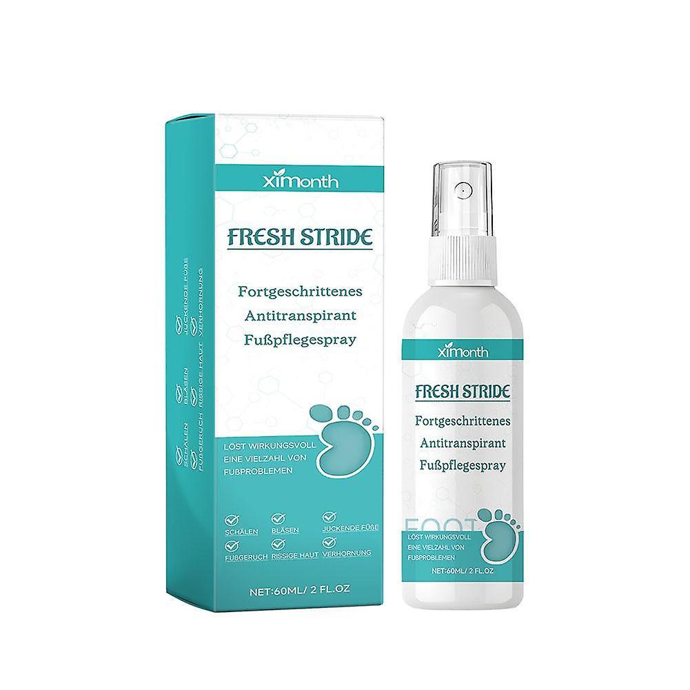 Cujmh Foot Antiperspirant Spray - Odor & Sweat Control Spray with Botanical Extracts for Long-Lasting Freshness, 60ml