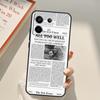 Getaway Car Newspaper Funda For Xiaomi Redmi Note 14 13 10 11 12 15 Pro Plus Case For Redmi 15 14C 12C 10C 13C 15C