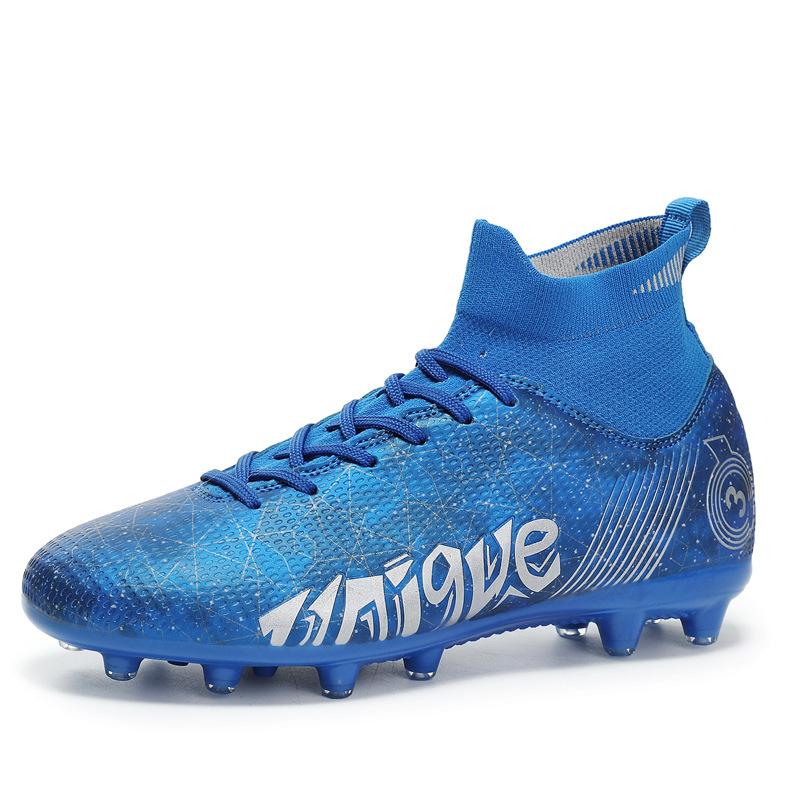 Male Adult Children's Football Shoes TF Short Nails Broken Nails Long Nails Large Size High Top Grass Training Shoes