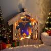 Nativity Scene Indoor Religious Table Centerpieces Nativity Set For Christmas For Fireplace Bedroom Office Desk Table Shelf