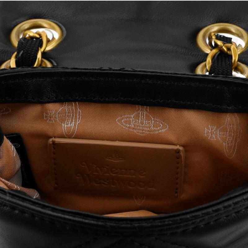 Vivienne Westwood Napa Zincirli Çapraz Çanta Bere 5c01000uw L006u N403