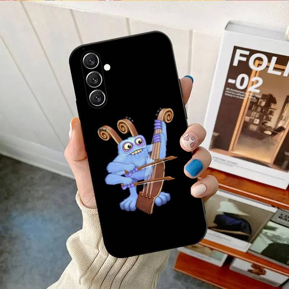 My Singing M-Monsters Phone Case Phone Case For Samsung Galaxy A13,A21s,A22,A31,A32,A52,A53,A71,A80, Soft Black Shell