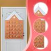 Christmas Advent Calendar with 24 Pockets Reusable Party Wall Hanging Bag Organizer for Closet