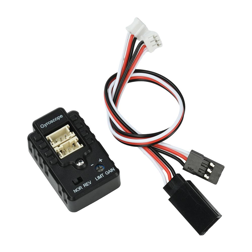 

Mini Car Model Gyro Gyroscope Micro DC 4.8-6V for RC Racing Drift Vehicle Boat Digital/Analog Servo Module Universal Receiver чорний