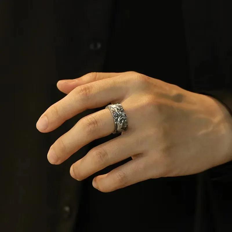 Goth Religiös Die Hand Gottes Beten Glaube Offene Ringe Für Männer Vintage Retro Künstlerische Meisterwerke Geschenk Für Freund Exquisiter Ring