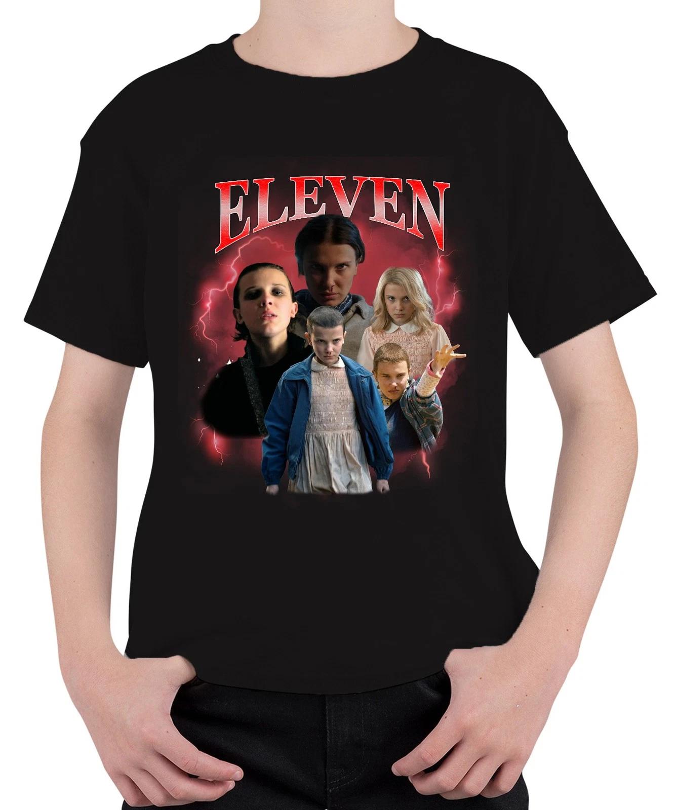 ELEVEN Elfie Stranger Serienfan Geschenk 80er Retro Hawkins 90s Bootleg Unisex K S