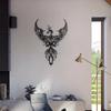 Metal Phoenix Design Hanging Wall Decor – Stylish Art for Indoor Living Room & Office, Elegant Metal Wall Hanging for Home Decor