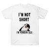 Funny T Unisexs Shirt I¡¯M Penguin Pattern Not Cotton Penguin Tee I¡¯M Size Short