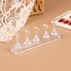 Magnetiske tupper Nail Art Trening Negleutstillingsstativ Nail Art Øvelsesstativ Holder for falske negletipper Negleutstilling Sjakkbrett