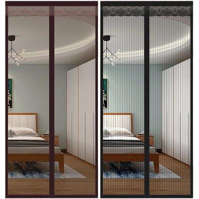 2023 New Large Size Strong Magnetic Door Curtain Mosquito Net Summer Anti Bug Fly Insect Screen Mesh Velcro Mute Soft Screen Door for Home