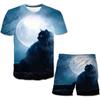 Neonati maschi Abbigliamento Animali gatto 3D T-shirt Set Estate Bambini Abbigliamento casual Set di cartoni animati per ragazzi Ragazze 1-14 anni Vestito per bambini