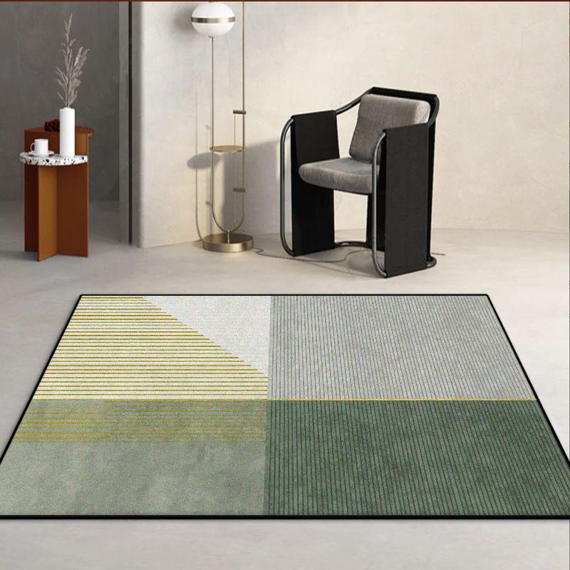 Nordic Geometric Large Carpets Living Room Modern Decoration Bedroom Bedside Fluffy Soft Rug Bedroom Non-slip Washable Mat Floor