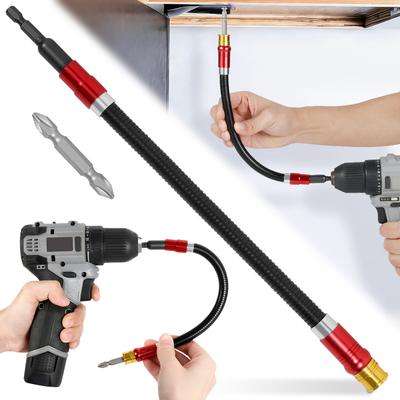 Biegbare elastische Verlängerungswellen Bits Schnappverschluss Typ Sechskant Weiche Welle Stange Flexibler Bohrer Verlängerung Schraubendreher Bit-Halter