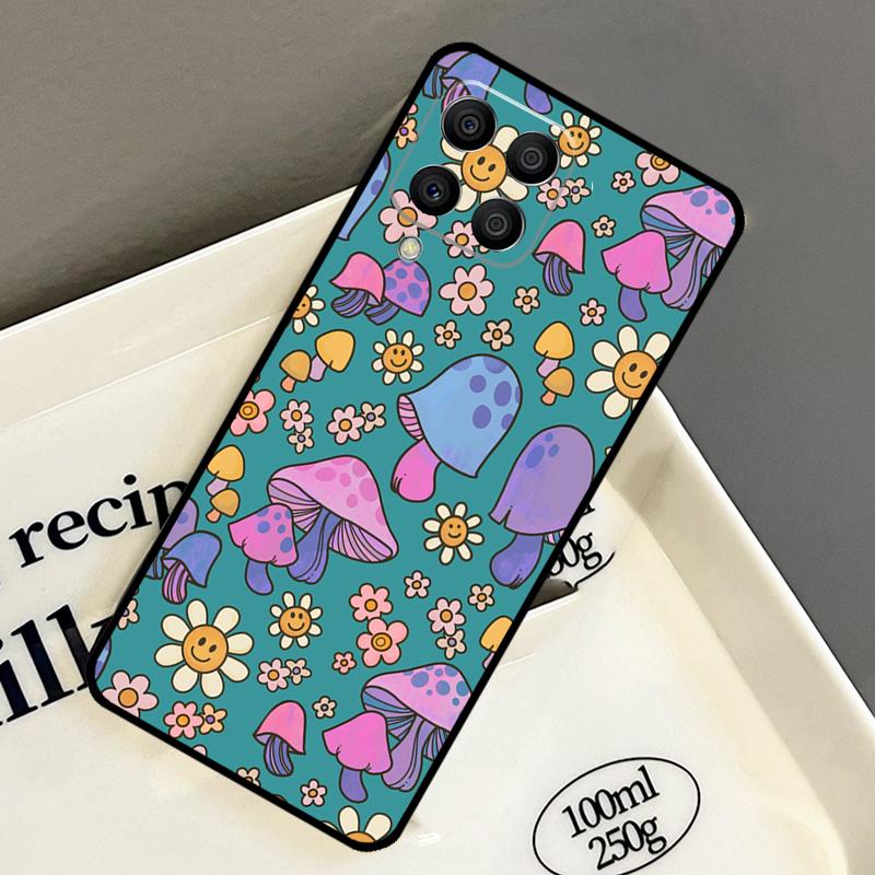 retro Groovy hippie boho rainbow Case For Samsung Galaxy M32 M12 M52 M15 M35 M55 M31 M56 M36 M16 M06 M13 M33 M53 M14 M34 M54
