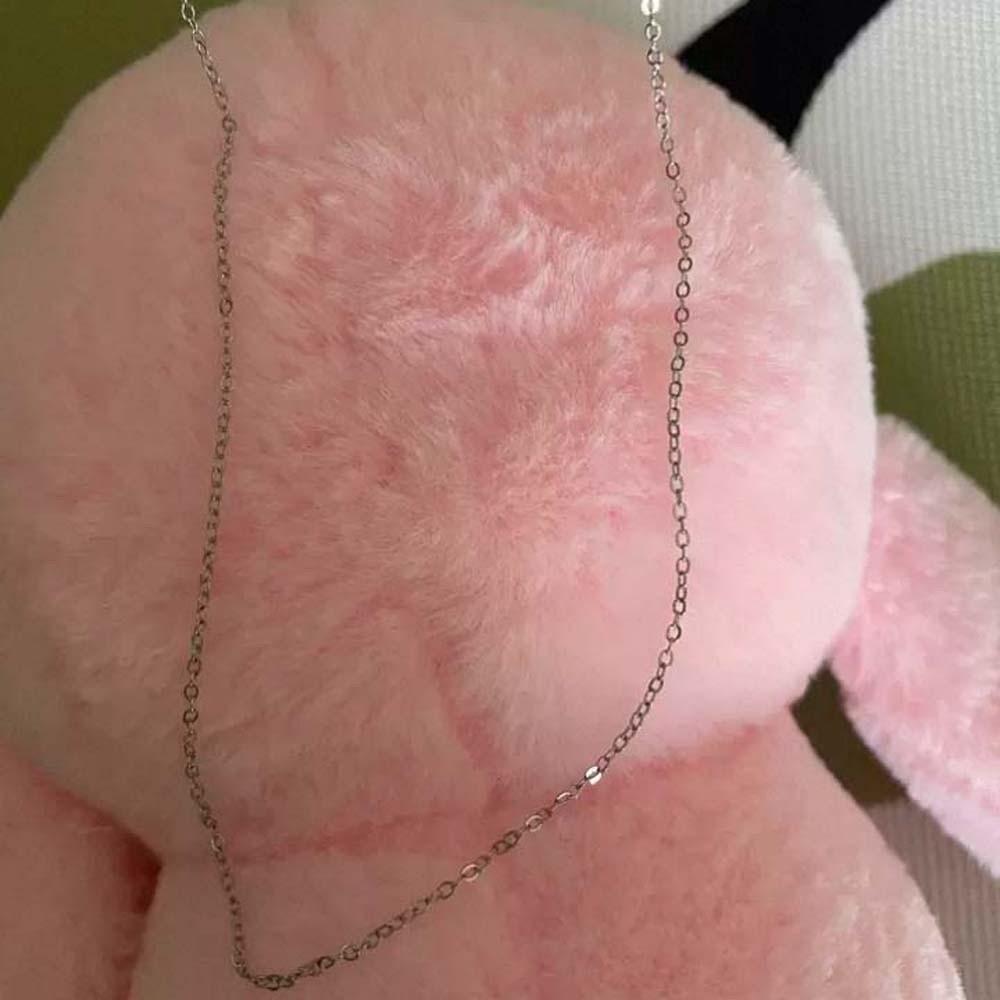 925 Silver Glitter Choker Necklace Zinc Zinc Alloy Collarbone Chain Brilliant Stacked Silver Necklace Bride