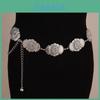 Retro Design Geometric Shape Metal Casual Waist Chain For Boho Women Summer