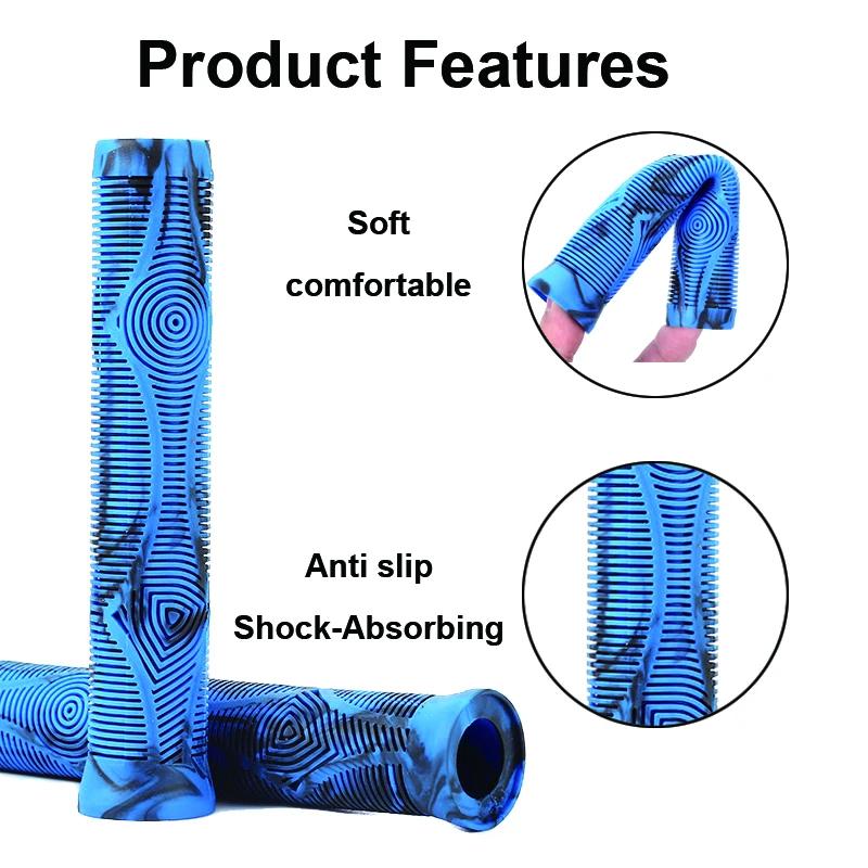 160mm Bicycle Grips Lengthened Bike Handlebar Grips Soft Rubber Mountain Bike Grip Non-slip Bicycle Handle Damping MTB Cuffs