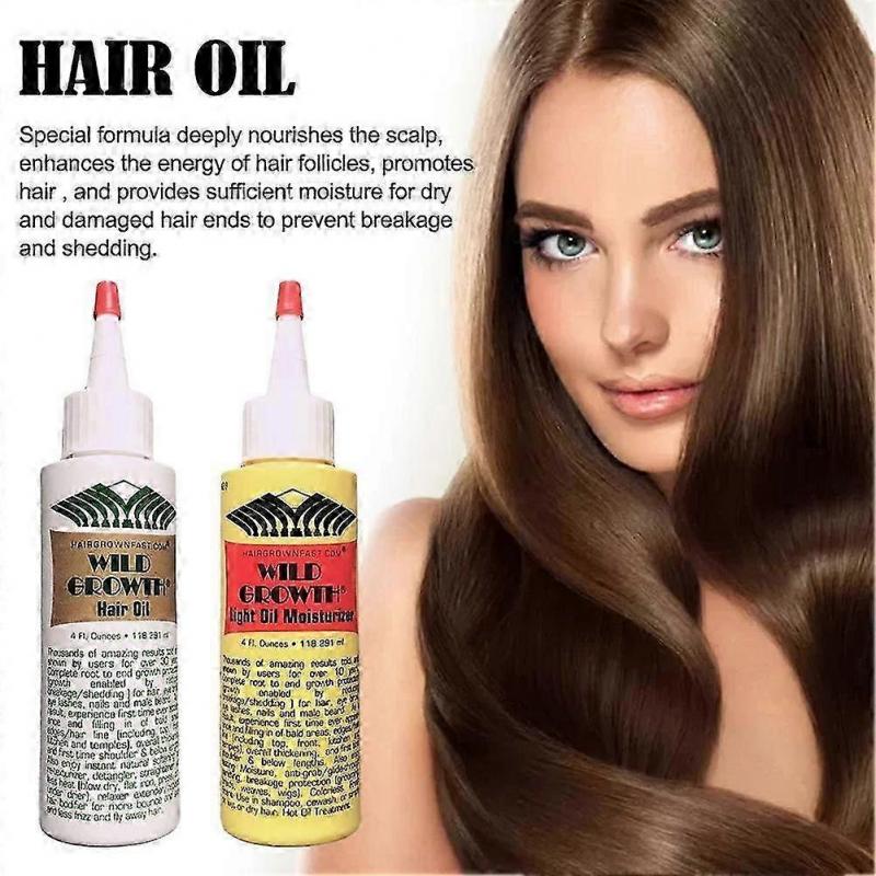 Wild Growth Hair Oil, Light Oil Moisturizer or Pack Hair Oil 4oz