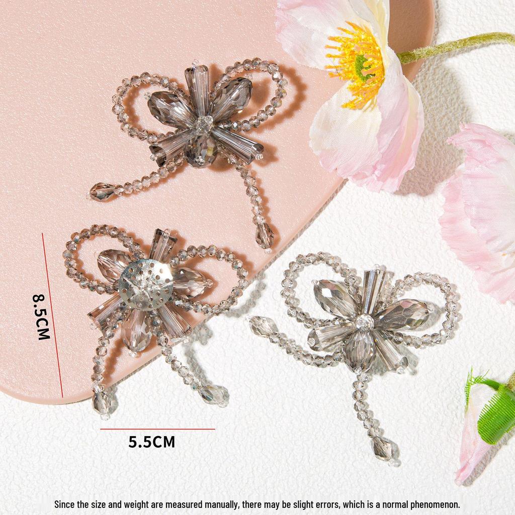 Versatile Handmade Tassel & Flower Beaded Hair Clip and Accessory