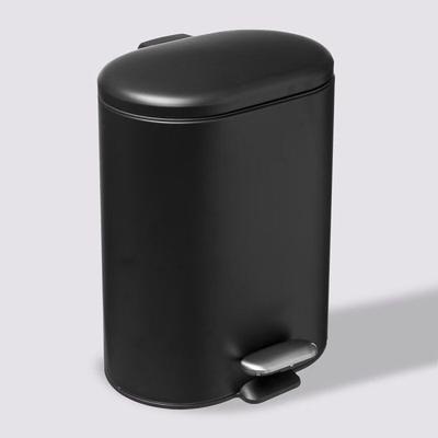 "Softclose" Pedal Bin Sili Metal 6 L Atmosphéra - Black - Black -