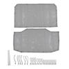 Car Roof Sunshade Sun Protection Thermal Insulation PVC Mesh Exterior Accessories Fit for Jeep Wrangler JL 2018 Up 4 Door