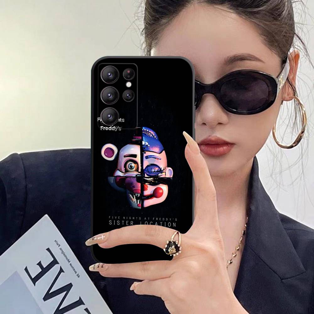 Five-Nights-At-Freddys F-Fnaf Case For Samsung Galaxy Case S25 S23 S22 S21 S30 S20 S10 Ultra Plus FE TPU Soft Cover