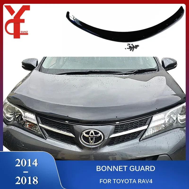 ABS Front Bumper Bonnet Guard Bonnet Hoop Scoop For Toyota Rav 4 Rav4 2014 2015 2016 2017 2018 YCSUNZ Car Accessories