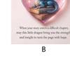 Magical Dragon Pocket Hug Comfort Token Fantasy Dragon Heart with Book Symbol Portable Pocket Hug Small Size Gifts for Women Men