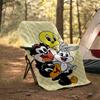 Looney Tunes Theme Printed Blanket - Perfect for Couch, Bed, Travel & Outdoor Use | Machine Washable, Cozy & Durable.