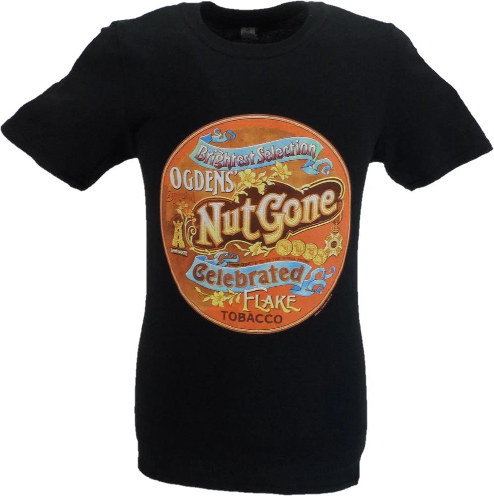 Unisexs Black Official Small Faces Ogdens Nut Gone Flake T Shirt S