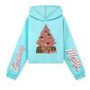 Kids Casual Fashion American Flag Printed Long Sleeve Hooded Sweatshirt