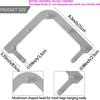 Kitchen Triangular Sink Strainer Drain Vegetable Fruit Drainer Basket Rack for Kitchen Accessories Storage Sink Filter Shelf