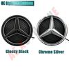 Autoaufkleber Für Mercedes Benz Silberner Rand Neuestes 3D-Stil Emblem Für Mercedes Benz GLC X253 GLE W166 C292 GLS X166 OE-Stil Em