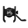 Aluminum Alloy Phone Holder for Bikes, Scooters, and Motorcycles