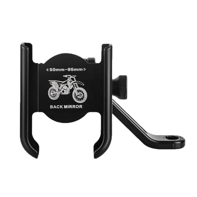 Aluminum Alloy Phone Holder for Bikes, Scooters, and Motorcycles