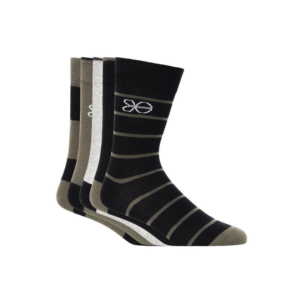 Crosshatch Mens Milato Crew Socks (Pack of 5)