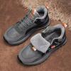 Men Winter Fleece Lined Warm Cotton Shoes Waterproof Non-Slip Thick Sole Wear Resistant Work Safety Sneakers