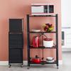 Miling Foldable Metal Multi-Layer Storage Shelf