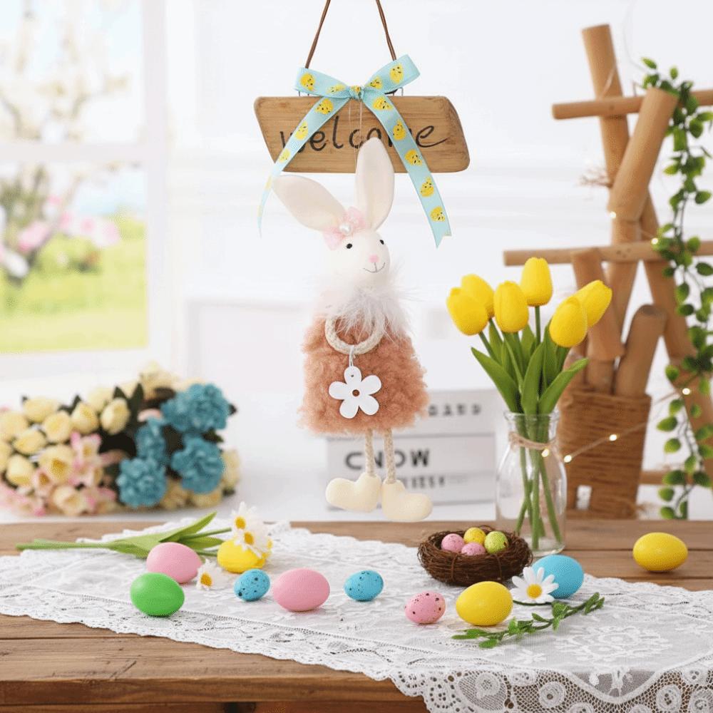 Hanging Design Easter Decoration Festive Style Easter Decor Rabbit Doll Cute Appearance Easter Bunny Easter Party