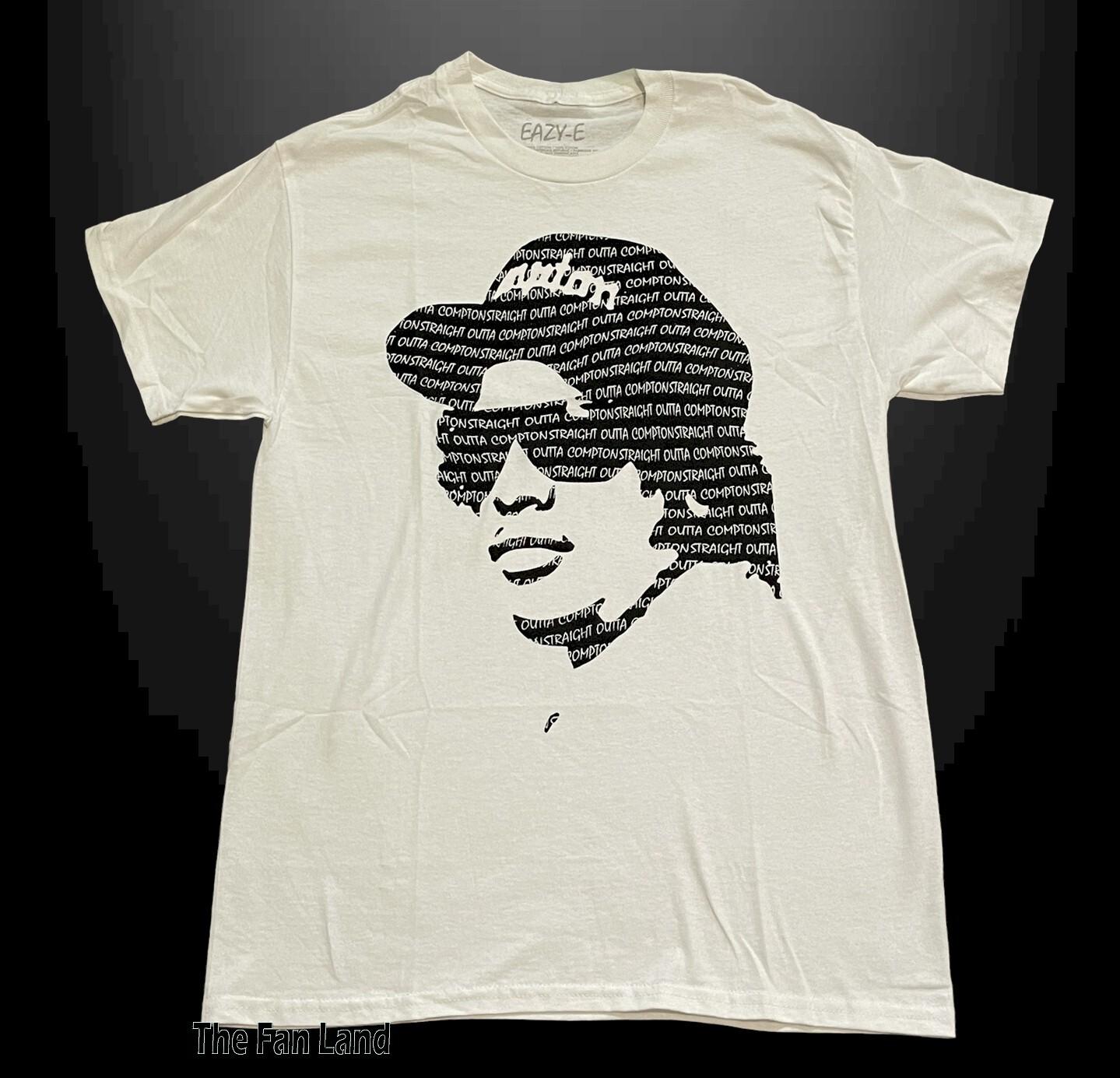 Новая мужская белая винтажная концертная рэп-футболка Eazy-E NWA Straight Outta Compton S разноцветный