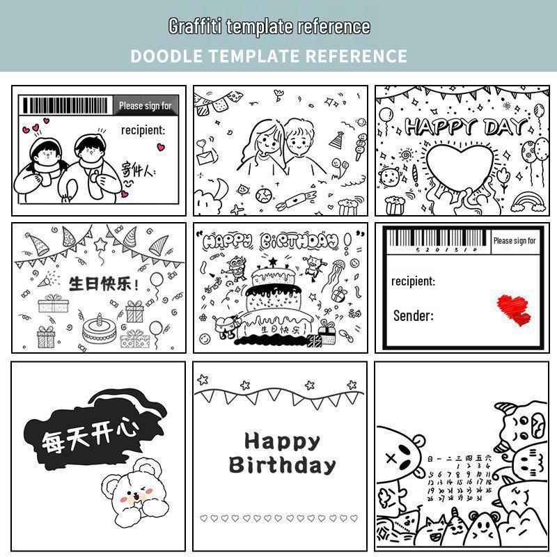 Creative Graffiti Birthday Box: Sneaker, Snack, Clothes, Book & File Organizer