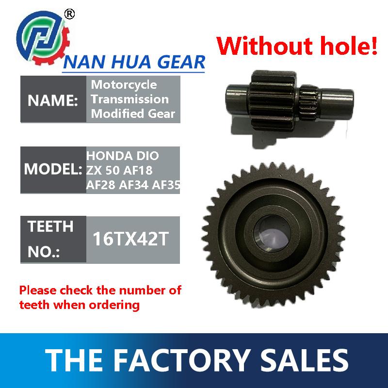 Performance Racing Transmission Gear Set 18/19x39T 15/16x42T 17X41/42T for HONDA DIO ZX 50 AF18 AF28 AF34 AF35 Scooter