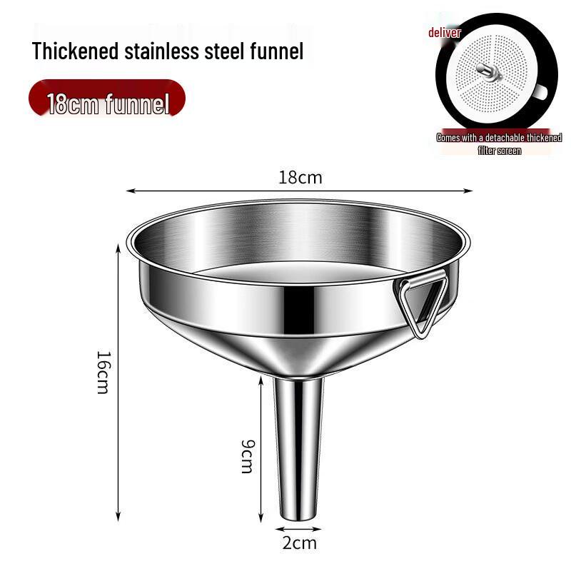 Ruhan Stainless Steel Food Funnel