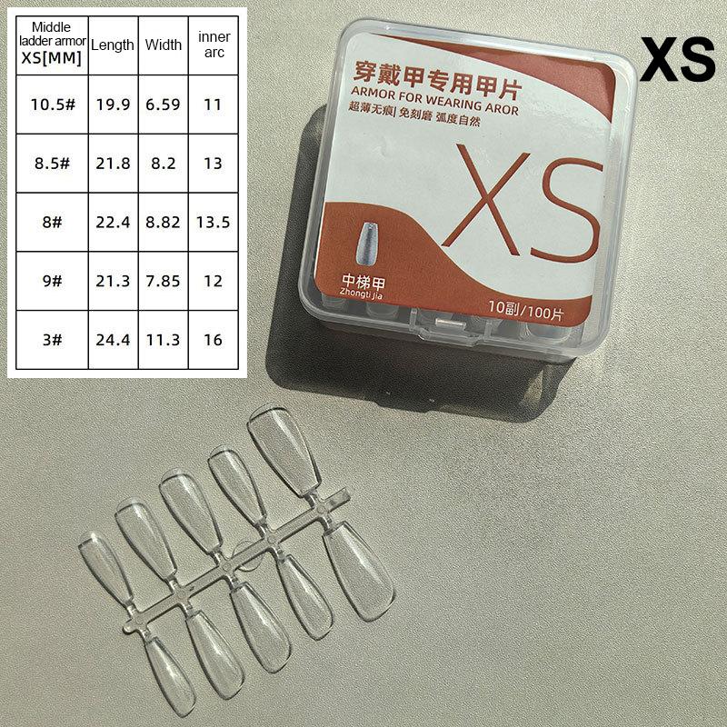 100 Buc. Unghii False Scurte Migdală Mate Transparente Perfecte Pentru Designul Unghiilor Și Extensii de Salon Perfecte Pentru Întâlniri Și Purtare Zilnică