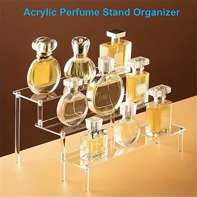Akrylorganisatör 2-4 Lager Akryldisplayställ Transparent Steghylla Anime Bilparfym Matförvaring Displayställ 1 st
