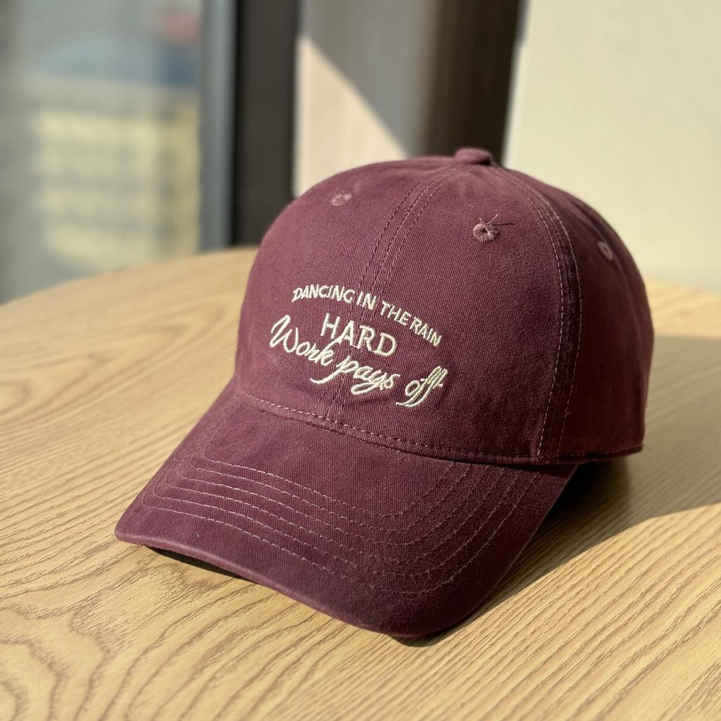 Spring and summer new fashion embroidered letter soft-top baseball cap, face-slimming duckbill cap for men, outdoor couple's sun hat