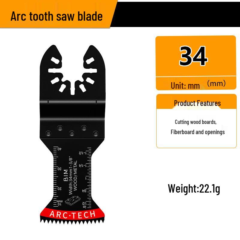 Universal Multifunctional Oscillating Saw Blade for Woodworking and Grinding